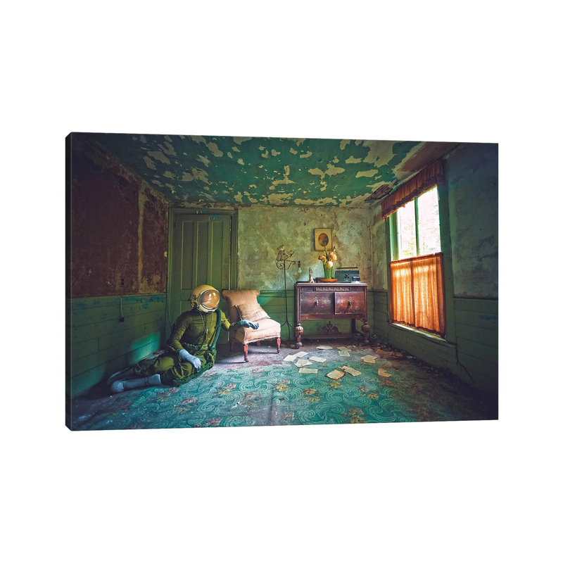 The Lonely Astronaut XII by Karen Jerzyk - Wrapped Canvas Print, 45.72cm H x 66.04cm W x 1.905cm D