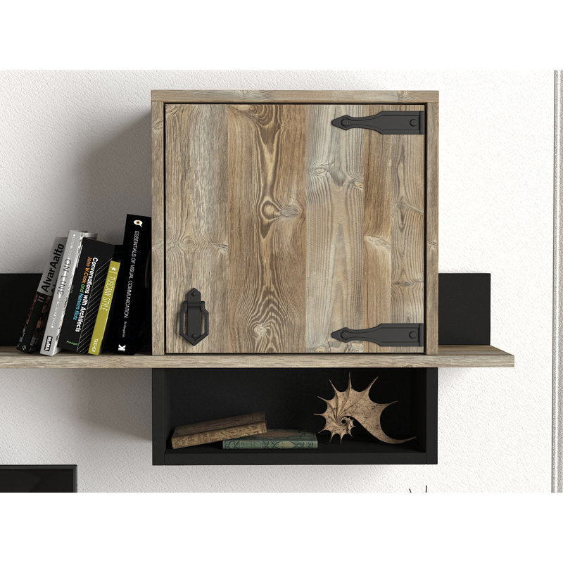 Biu Unfinished Entertainment Centre for TVs up to 55" with Fireplace Included