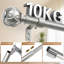 Curtain Poles 80 To 148 Cm, 2 Pack, 19Mm Diameter Extendable Curtain Rod With Netted Finials-627254403