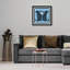 Casablanca Leopardo Reverse Print Glam Jungle by Oliver Gal, Black Frame,-700132021-700132023