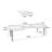 Transitional  Pc Dining Table W X Leaves Top Rectangle Table Kitchen Dining Room