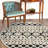Hand Tufted Wool Geometric Indoor Rug-745617870