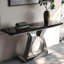 Console légère en métal de style luxueux.-129453669
