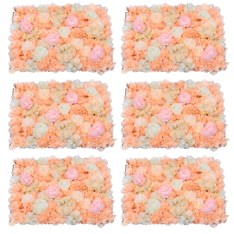 Panneau de roses artificielles 23,6 "x 15,7"