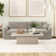 Karyme 48" Wide Rectangular Coffee Table