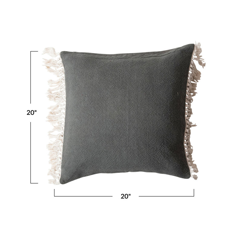  Throw Pillow, Gray