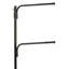 Porte-serviettes pivotant en fer noir-989994767