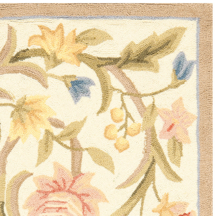 Hollander Handmade Hooked Wool Area Rug