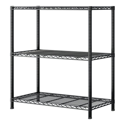 Heavy Duty Storage Adjustable Metal Shelves Wire Shelving Unit With Wheels 1200LBS NSF