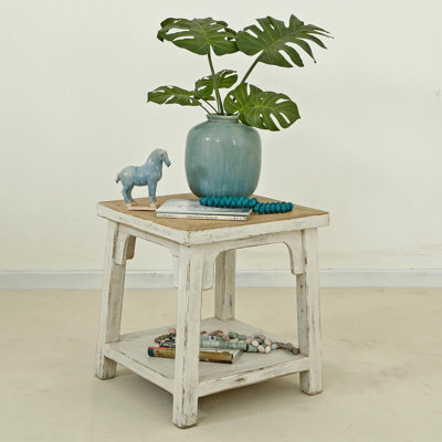 Solid Wood End Table