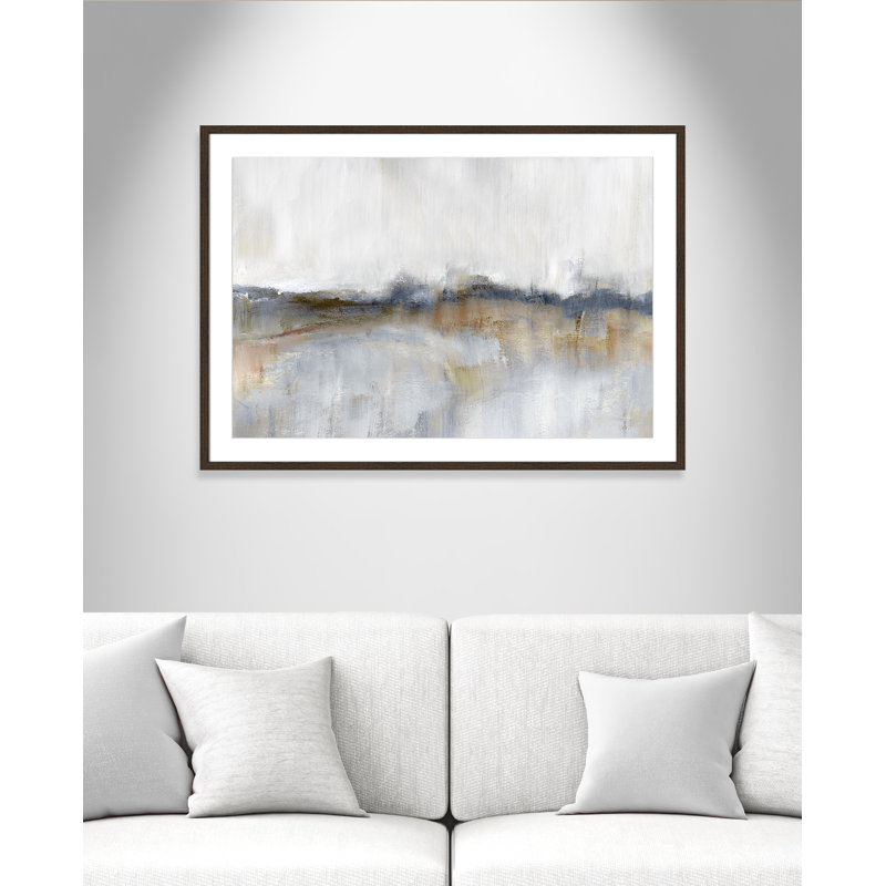 Autumnal Tide par - impression, H 29,5 po x l 41,5 po x P 0,75 po, Cadre noyer