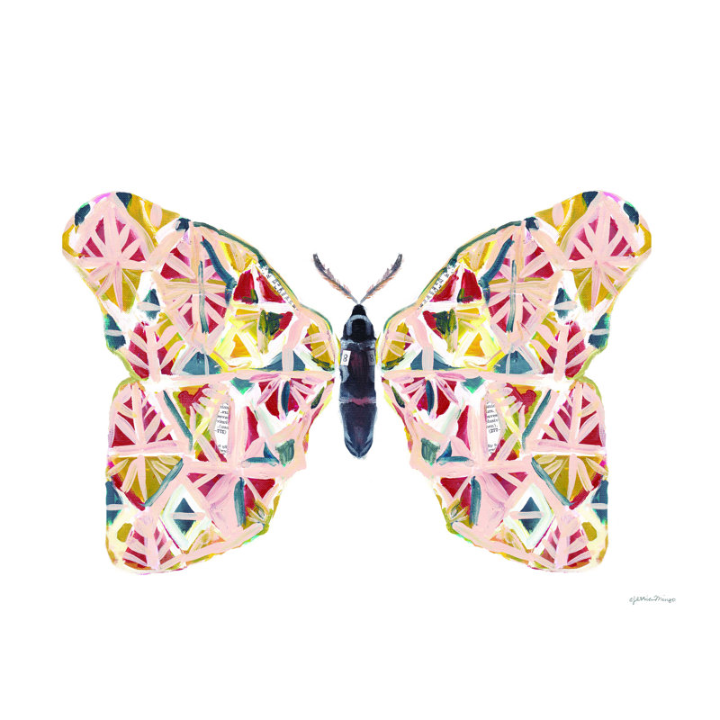 «Butterfly Sophie», reproduction sur toile tendue, H 24 po x l 32 po