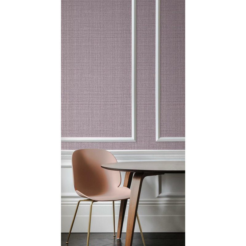 Rouleau de papier peint L 27 pi x l 27 po Caprice, Mauve