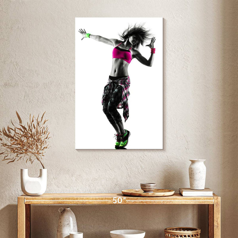 Senne Zumba Dancer, 36" H x 24" W