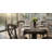 Lartarsha Extendable Round Solid Wood Dining Set In Grey With 18" Takeout Leaf- (Seats 4-6)-231386244