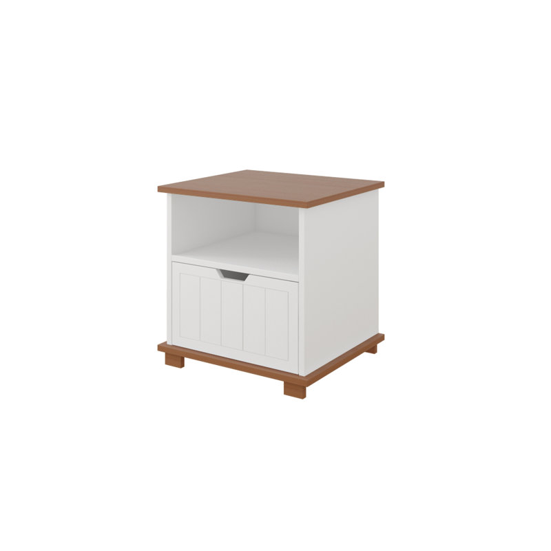 Paulding 1 Drawer Nightstand, Brown