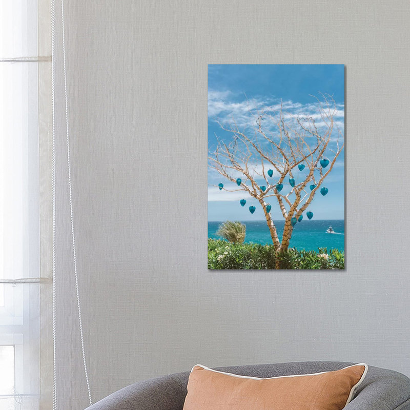 «Cabo Glass Hearts» par Bethany Young, reproduction de photo sur toile tendue, H 26 po x l 18 po x 1,5 po