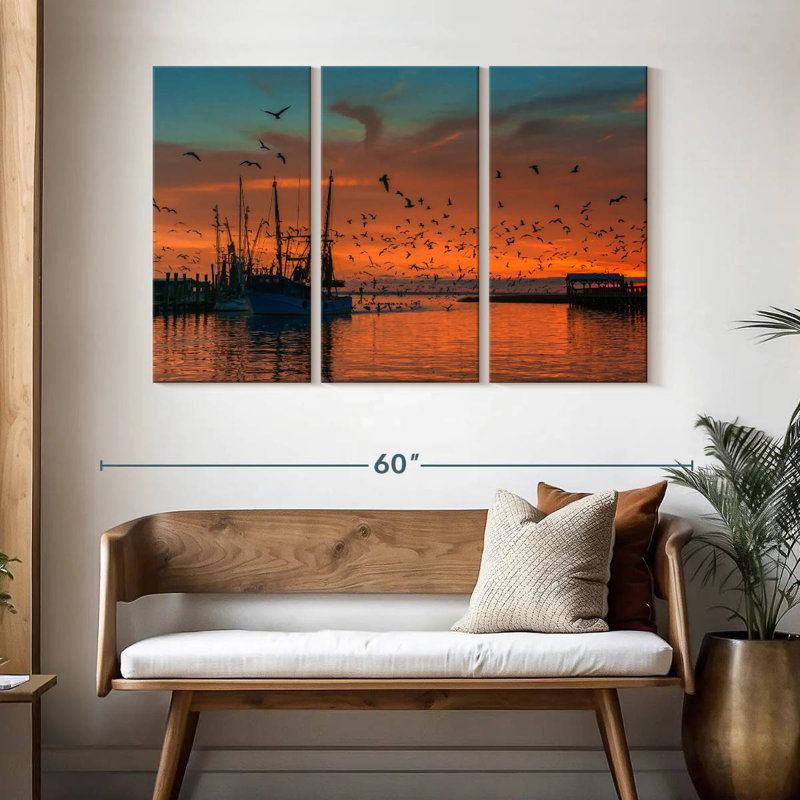 Bateau Mehar Shem Creek, H 32 po x l 50 po