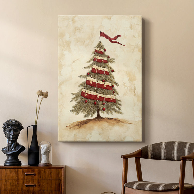 Art de Noël des Fêtes de Noël - galerie Cavas sur mesure, H 36 po x l 24 po