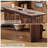 Home Bar Unit With 2-tier Shelves-700244668