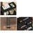 33" H 4-Drawer Storage Tower with Wood Top, Slim Fabric Dresser and Nightstand-1534681774