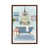 Toile avec cadre en bois brun classique est en rupture de stock