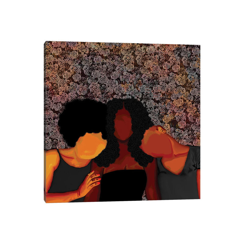 Lean On Me - Painting on Canvas, Wrapped Canvas, 66.04 cm H x 66.04 cm W x 1.91 cm D