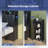 Bed Frame with Headboard & 2 Hidden Storage Cabinets, Bed with Charging Station &  RGB LED Lights-1862735897