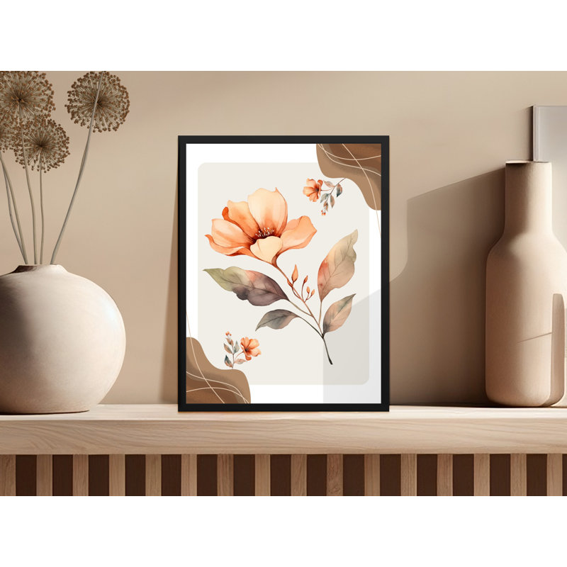 Watercolor Flower Illustration Design Colletti, 35.56 cm H x 27.94 cm W