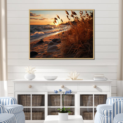 Amanollah Grass Sunrise Beach sur toile