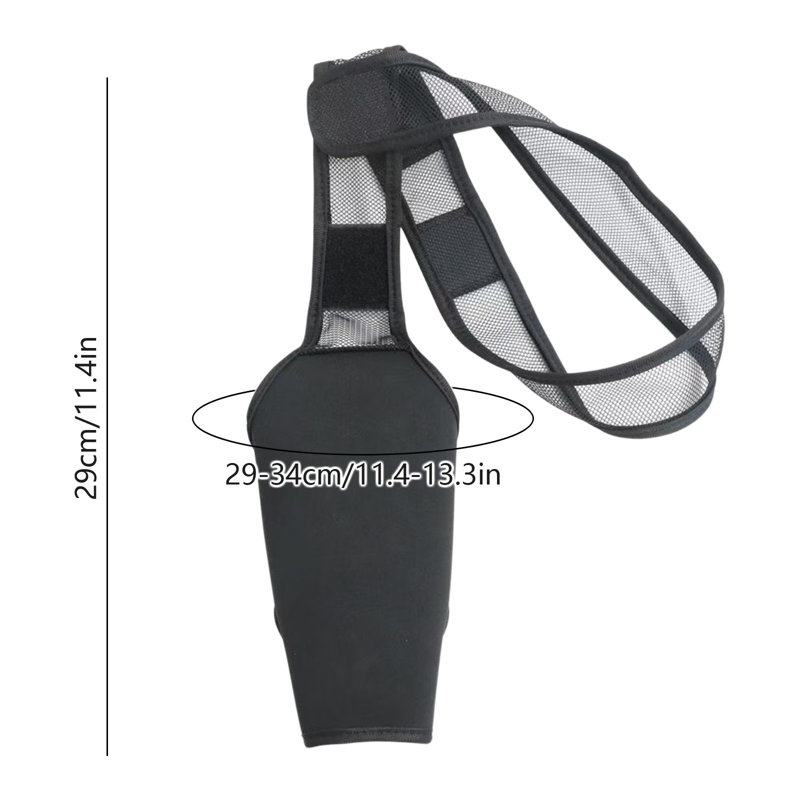 Dog Thigh Support Sleeve Adjustable Knee Protection Leg Wrap Soft Flexible Pet Leg Brace Reduce Joint Pressure For Dogs Recovery Walking Outdoor Activity Care