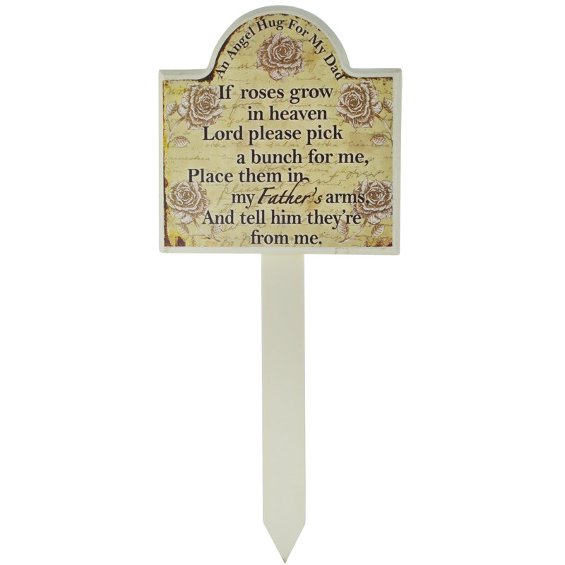Dziedzic Wood Plants & Flowers Memorial Plaque