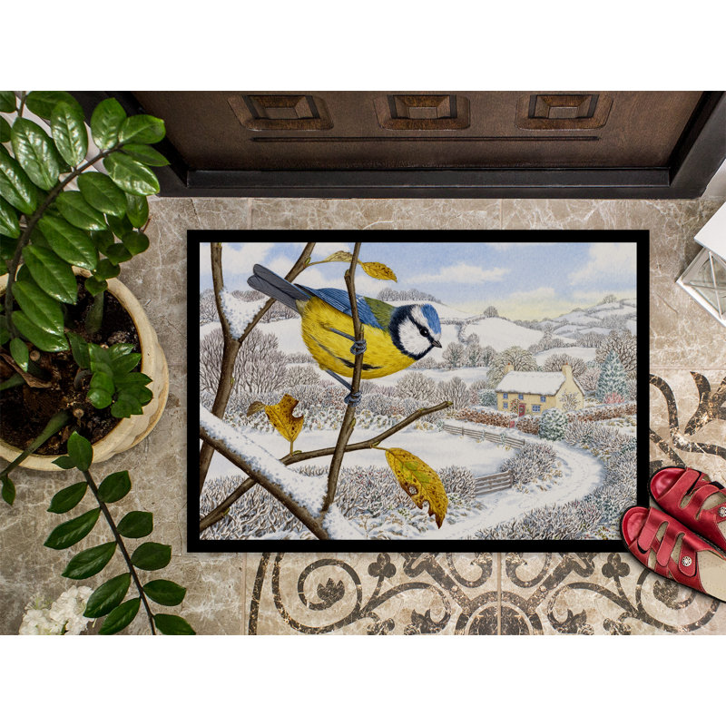 Turnersville Non-Slip No Pattern Doormat, Rectangle 2' x 3'