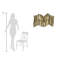 Handmade Glam Abstract Wall Decor on Metal