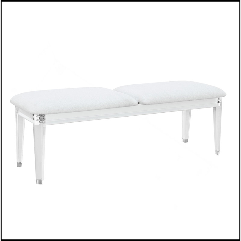 GREY BEDROOM BENCH