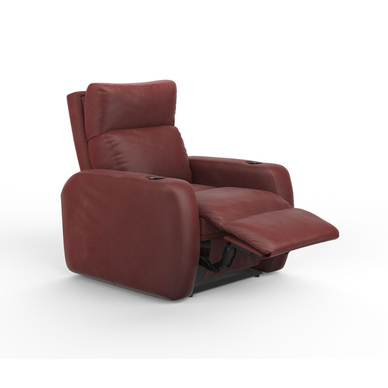 Leather Recliner, Cetus Fire