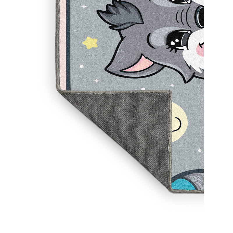Tapis de vacances d'Halloween The Holiday Aisle®, Rectangle 5 pi x 7 pi