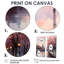 «Pink Twilight Rendezvous In Paris II», ensemble de 2 impressions sur toile traditionnelles-588832897-588832908-588832911