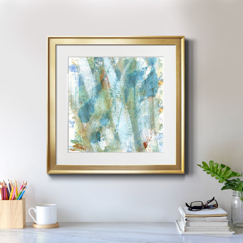 " Spring Thaw " Painting Print, Gold Framed, 32" H x 32" W x 1" D