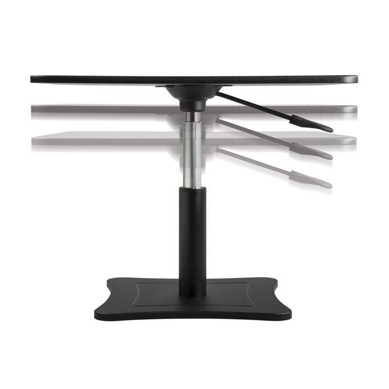 Ariella 15" H x 21" W Standing Desk Conversion Unit, Black