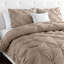 Aspire Homeware High Quality Microfiber Pintuck Design Duvet Cover With Pillowcases-122259706-122259707