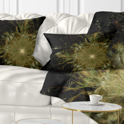 Coussin lombaire en fleur symétrique floral