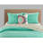 Castro Reversible Mint/Cream Geometric Fabric Quilt Set-2053881690