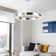Streeter Transitional 1-Light LED Halo Ring Chandelier