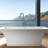 Freestanding Bathtub Faucet With Hand Shower-117612656