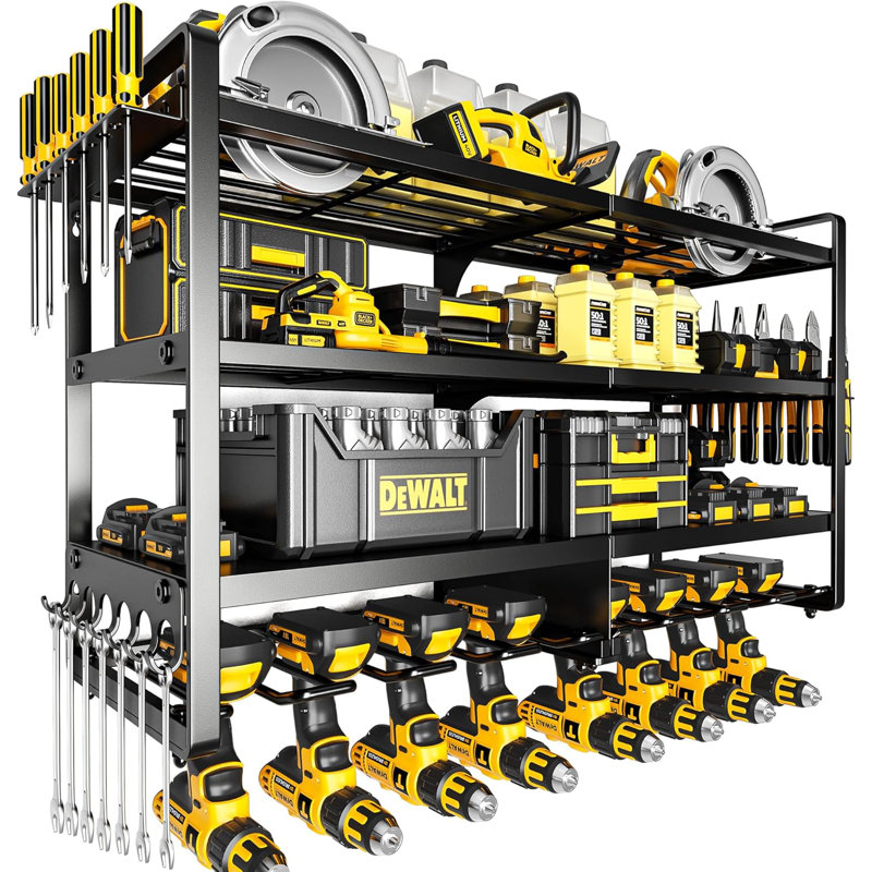 Large Electric Tool Organizer Wall Mounted