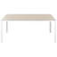 Evadne Rectangular Glass Outdoor Dining Table - 160 cm W 91 cm D