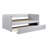 1Pc Trundle Daybed Fabric Upholstery Wooden Frame Modern Home Furniture-651672844