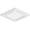 12"W x 8"H x 4 1/4"C x 1"P Diamond Architectural Grade PVC Contemporary Ceiling Medallion