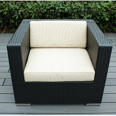 Fauteuil club avec coussins Club